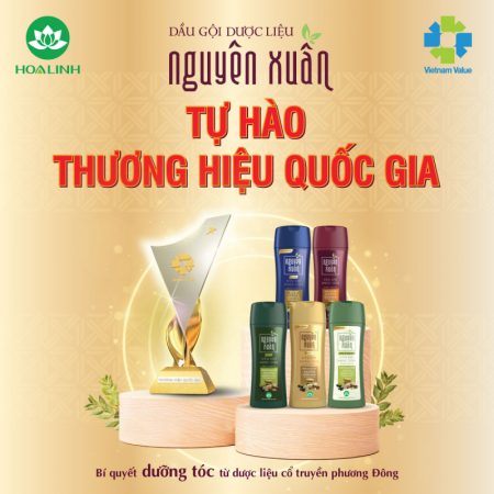 DẦU GỘI DƯỢC LIỆU NGUYÊN XUÂN TỰ HÀO THƯƠNG HIỆU QUỐC GIA 2024