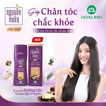 RA MẮT DẦU GỘI NGUYÊN XUÂN CHẮC KHỎE  PHÙ HỢP CHO TÓC YẾU, DỄ GÃY RỤNG